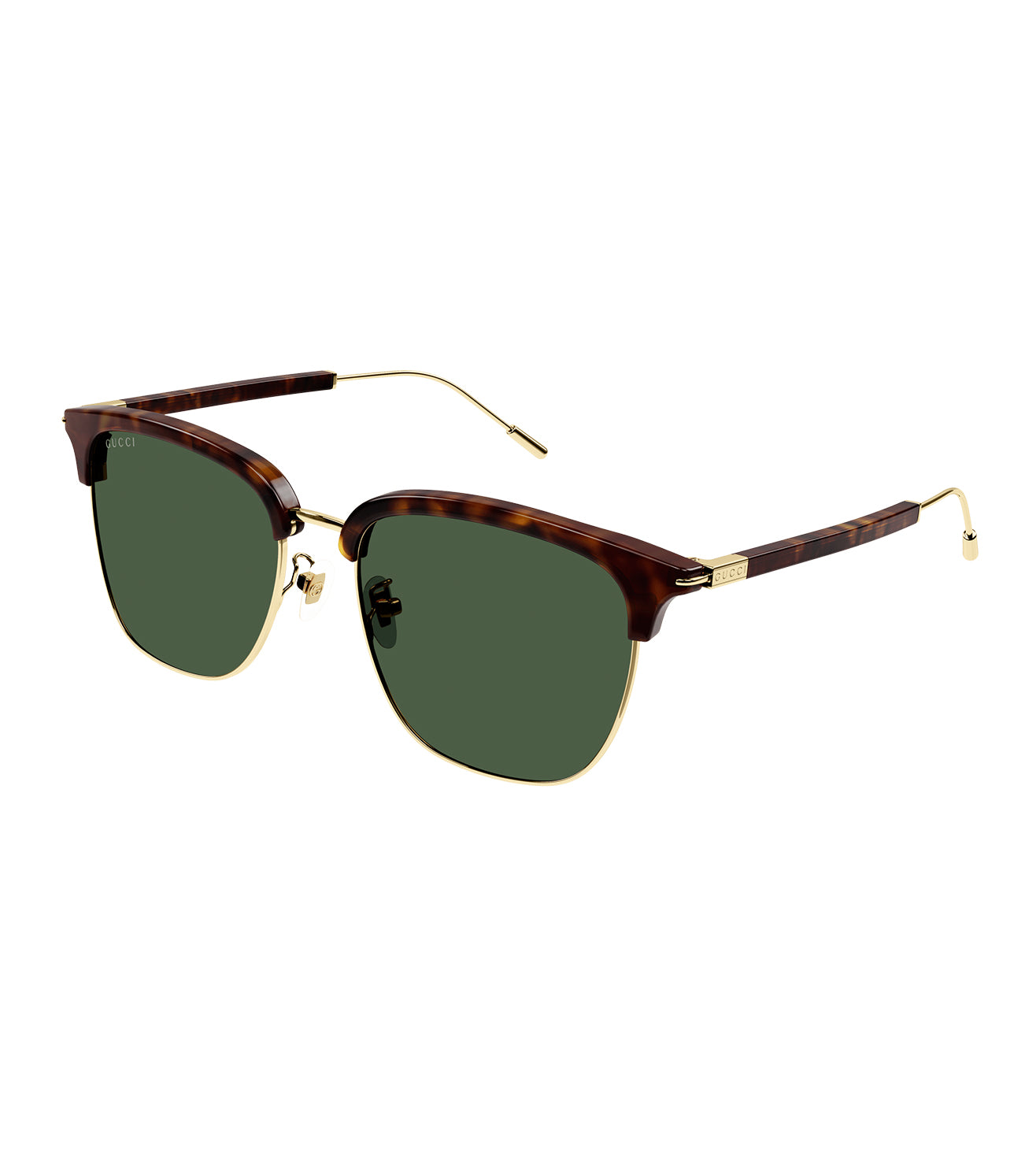 Gucci Men's Green Oval Sunglasses