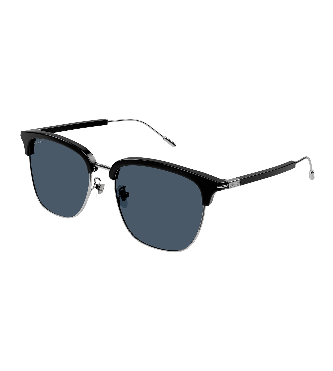 Gucci Men's Blue Oval Sunglasses