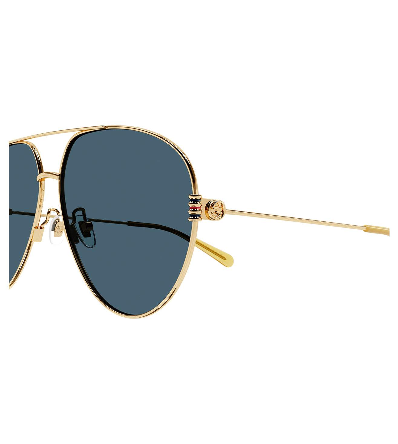 Gucci Women's Blue Aviator Sunglasses