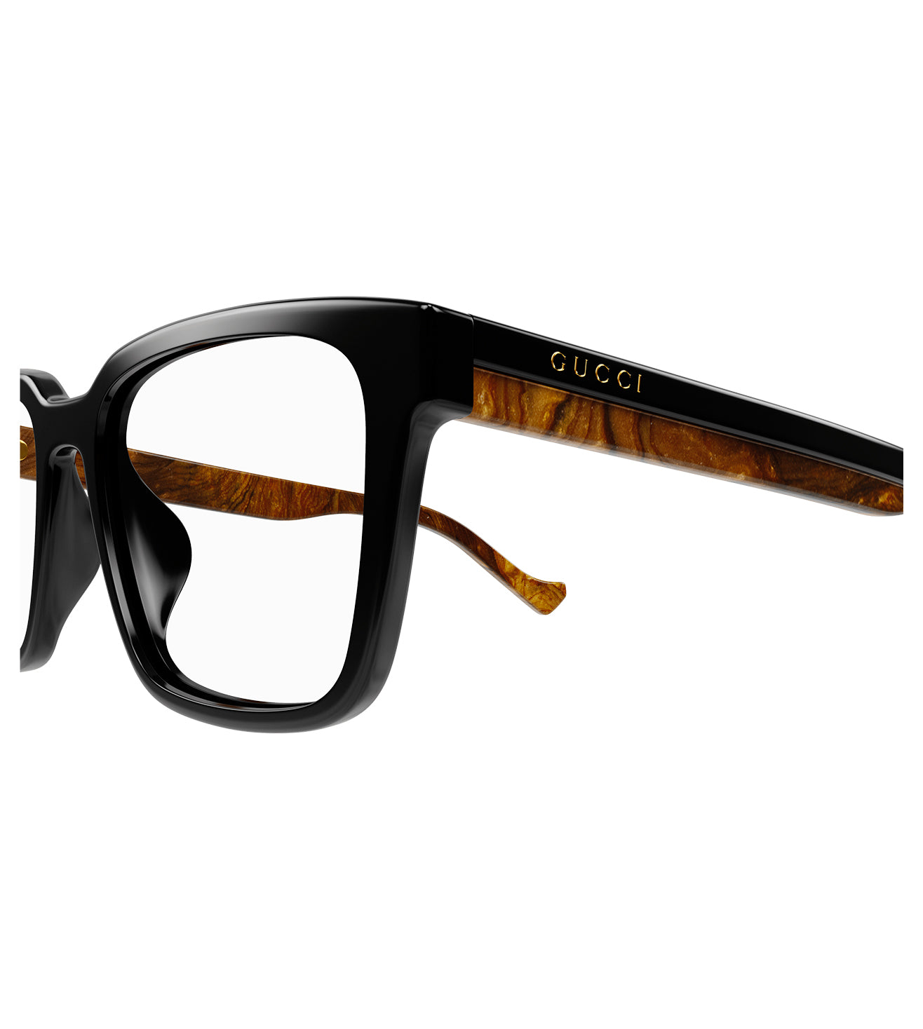 Gucci Men's Black Wayfarer Optical Frame