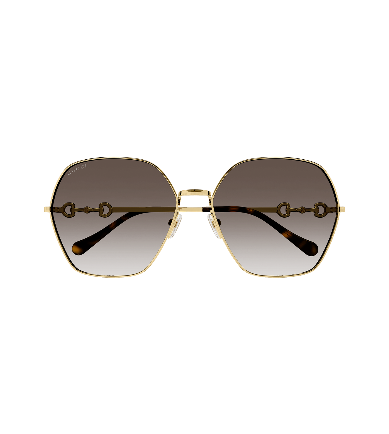 Gucci Women's Brown Geometric Sunglasses