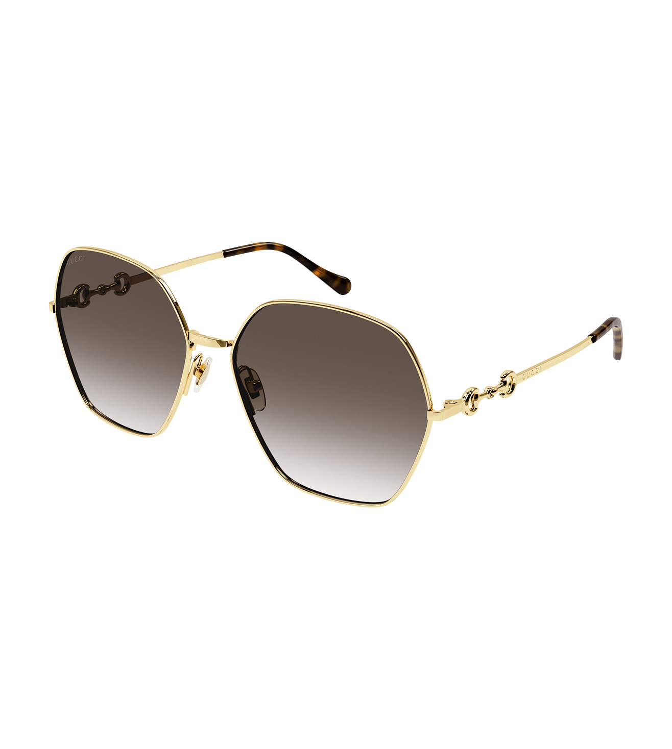 Gucci Women's Brown Geometric Sunglasses