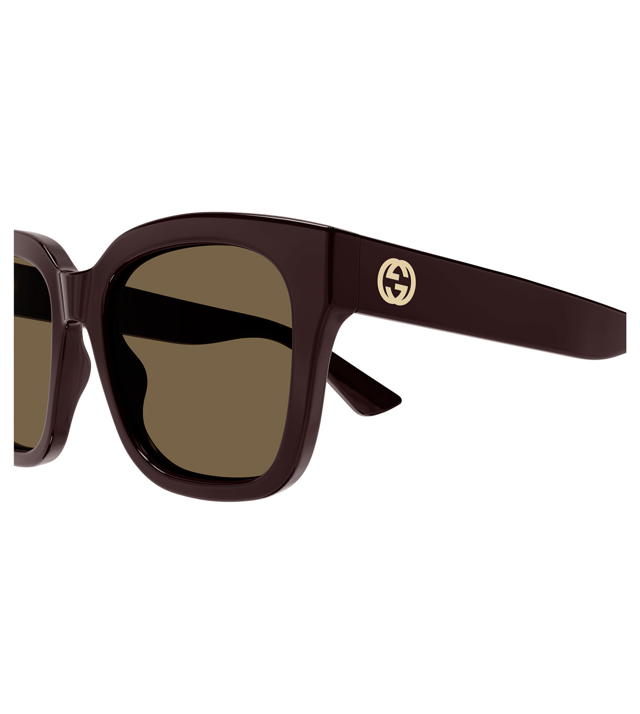 Gucci Women's Brown Cat-eye Sunglasses