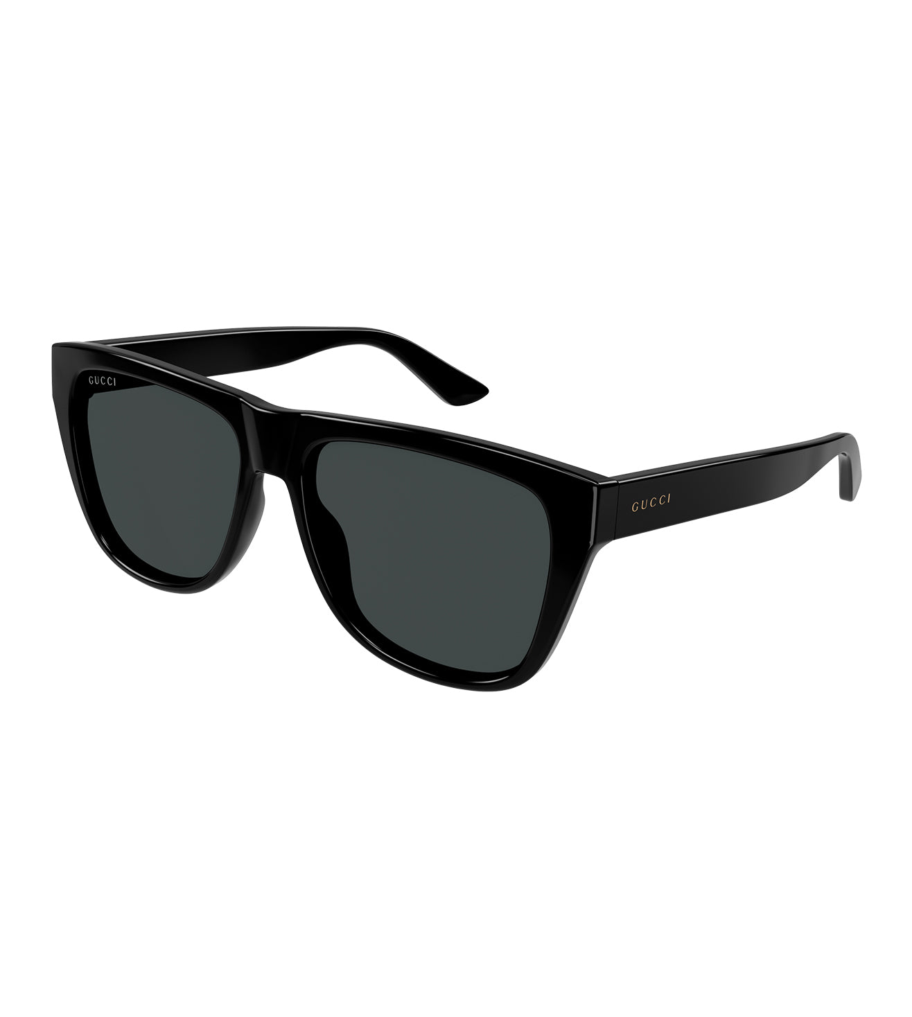 Gucci Men's Smoke Aviator Sunglasses