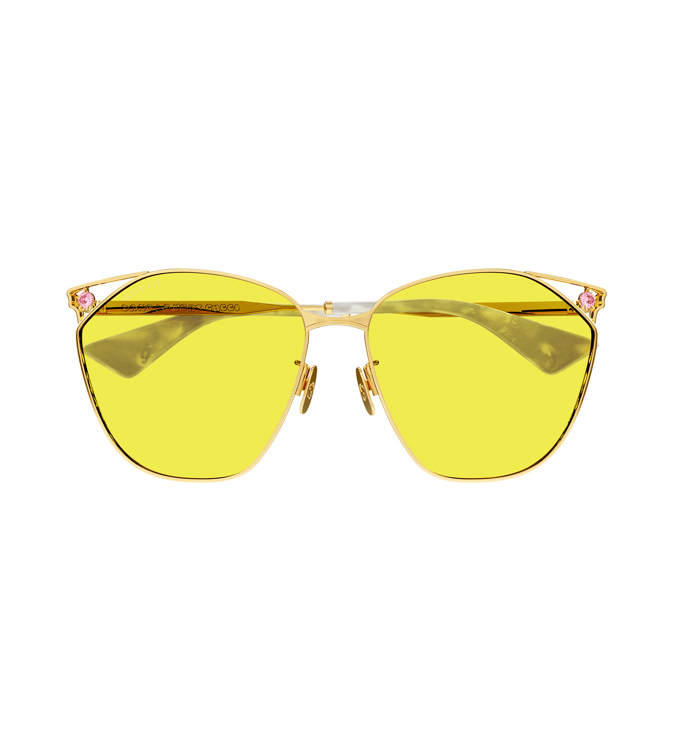 Gucci Women's Yellow Butterfly Sunglasses