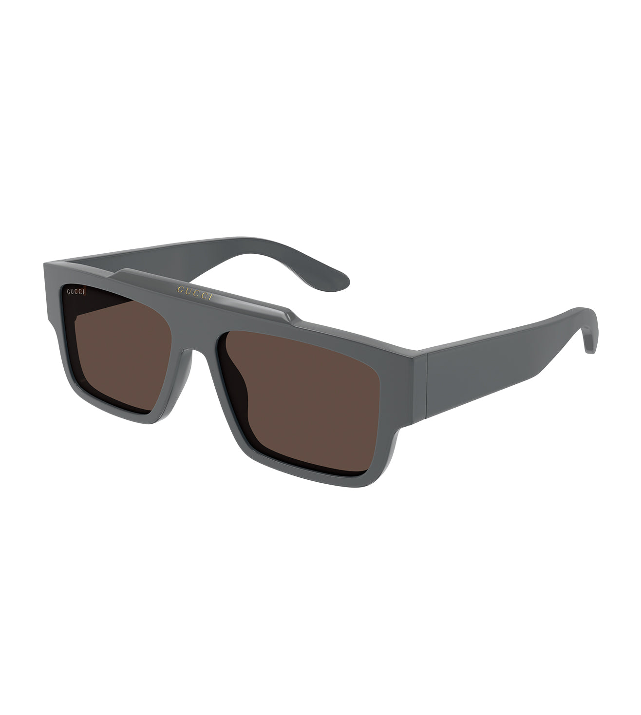 Gucci Men's Brown Square Sunglasses