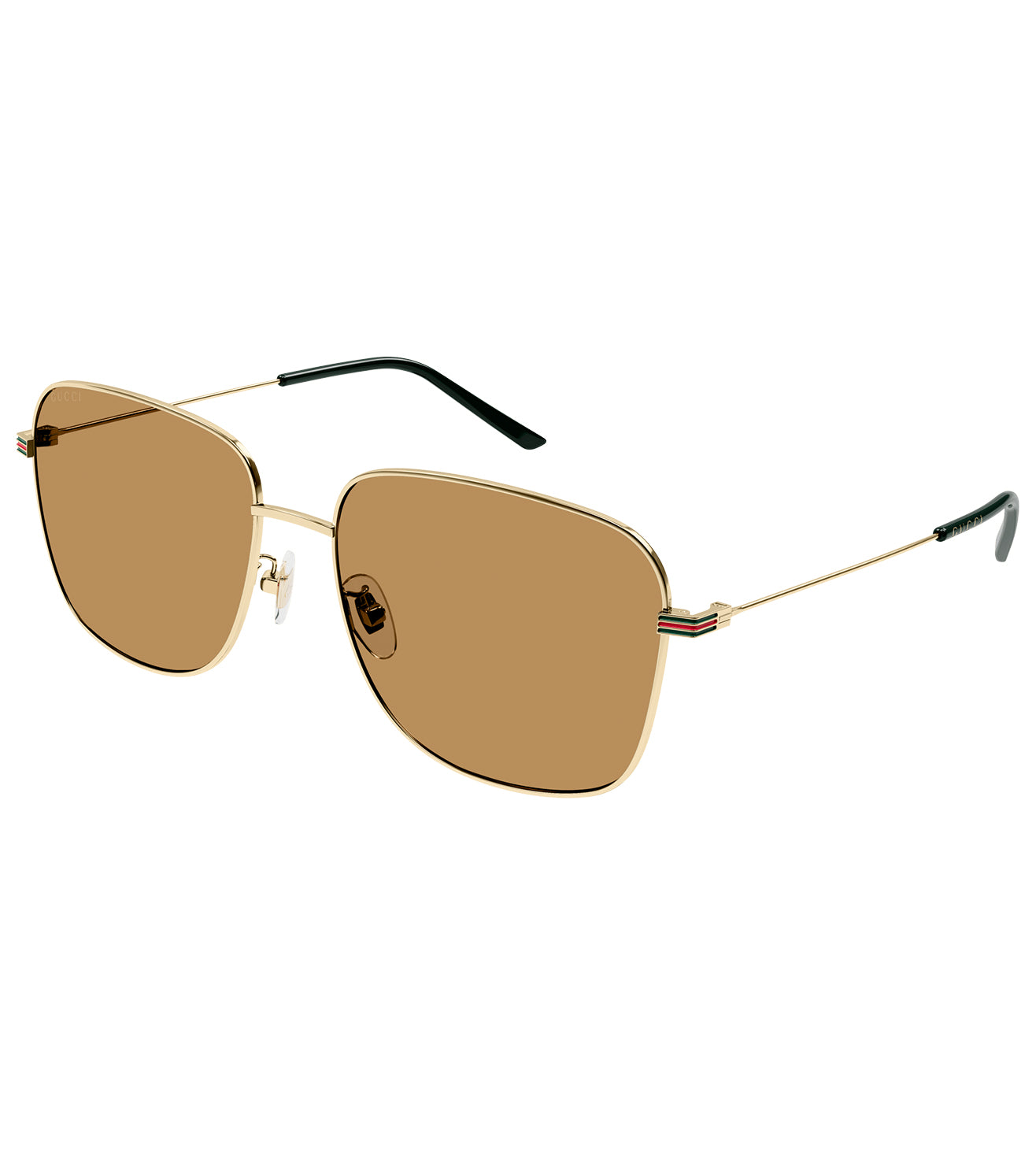Gucci Men's Brown Square Sunglasses