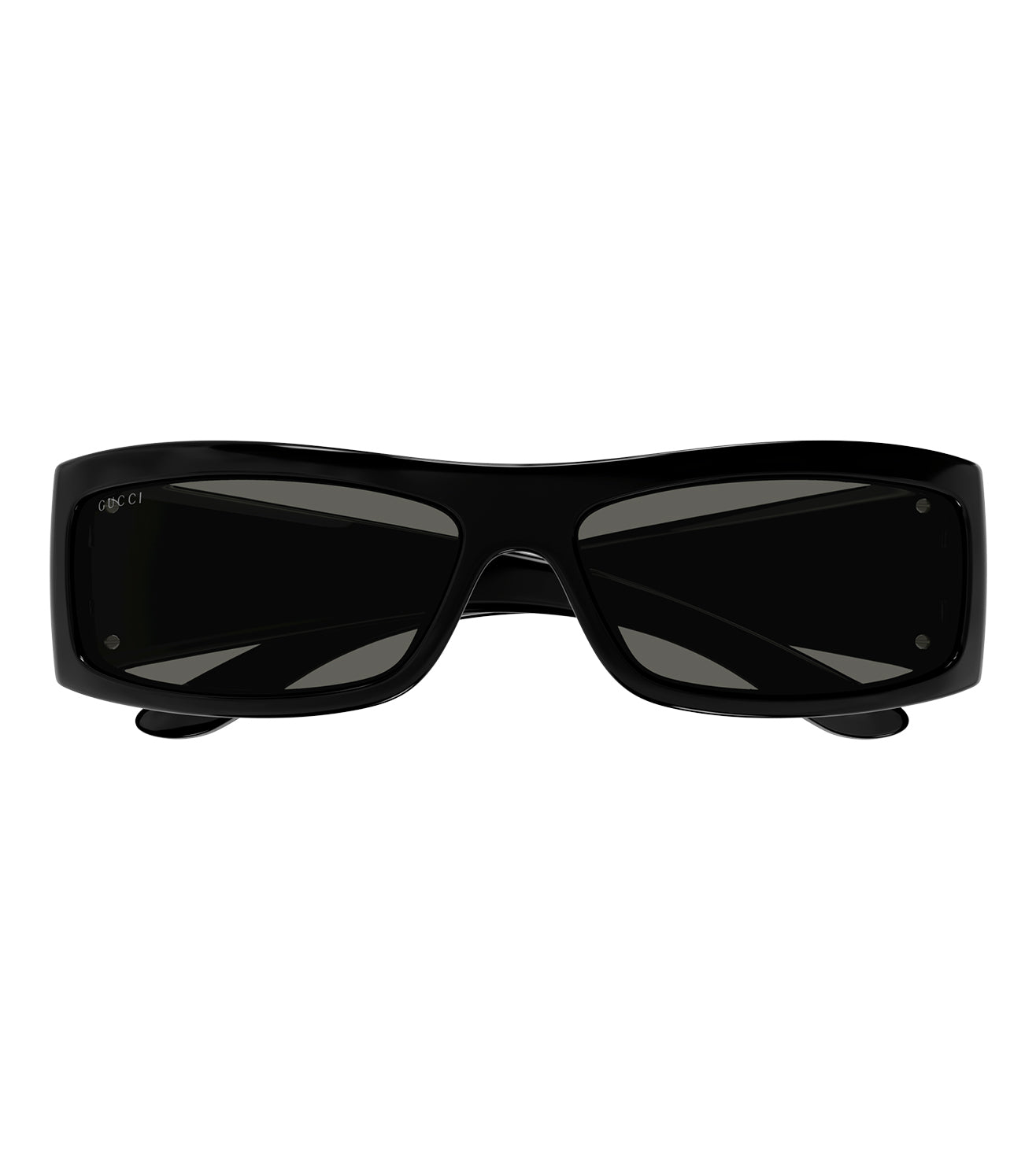 Gucci Men's Grey Rectangular Sunglasses