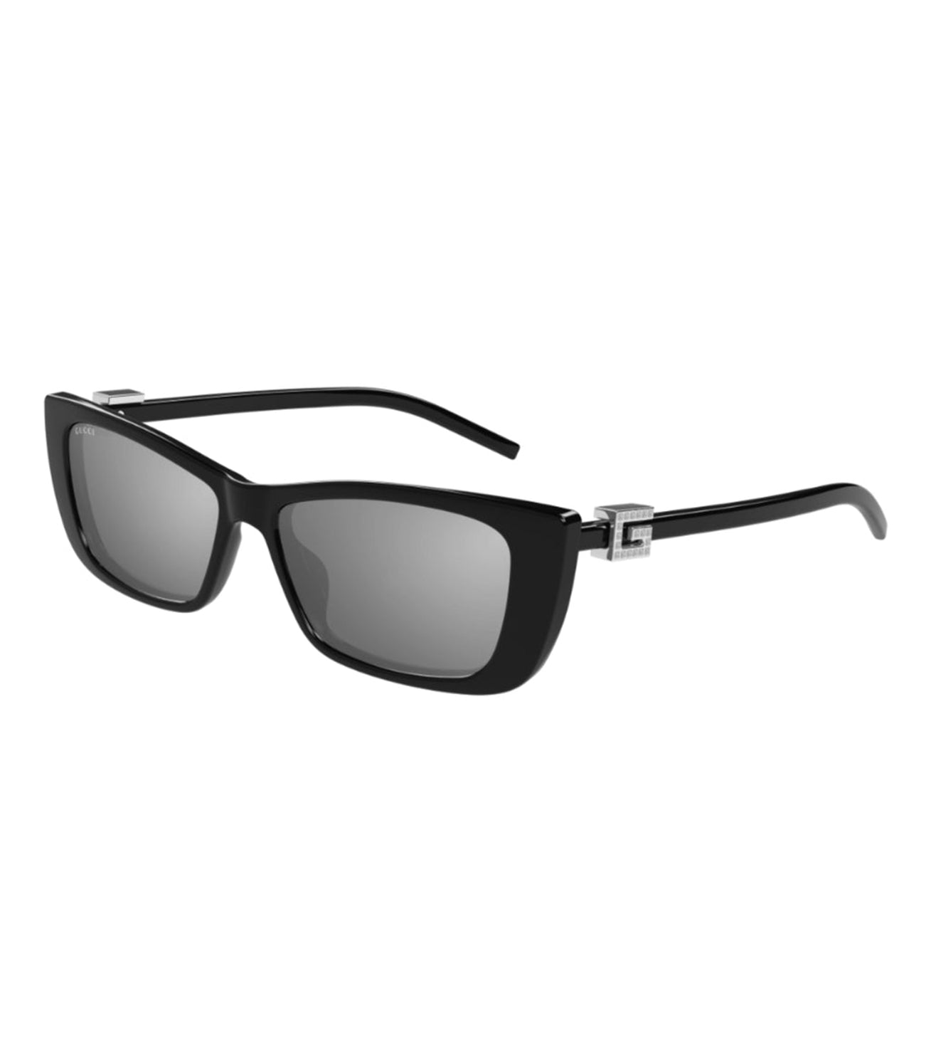 Gucci Women's Silver Cat-Eye Sunglasses