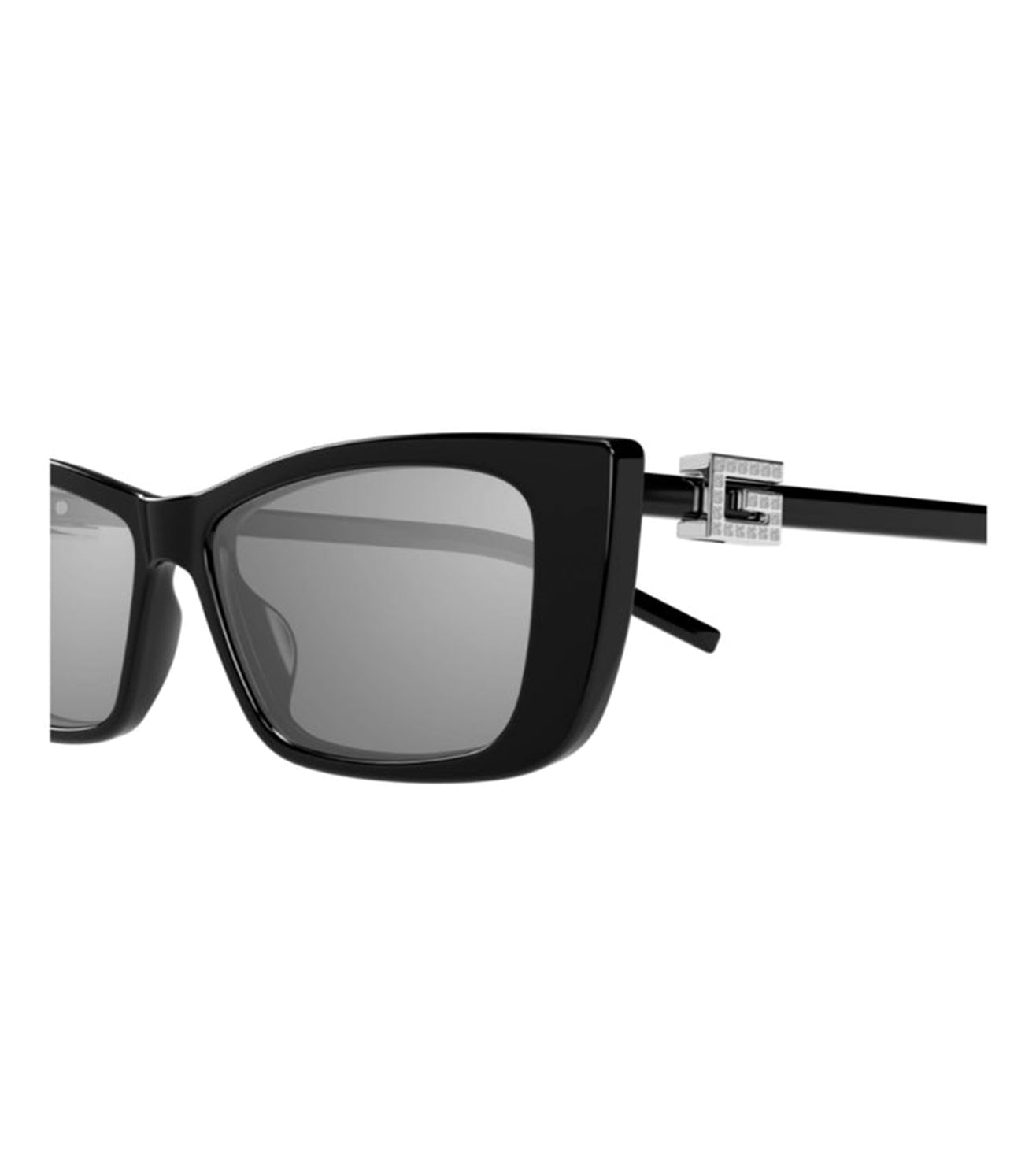 Gucci Women's Silver Cat-Eye Sunglasses