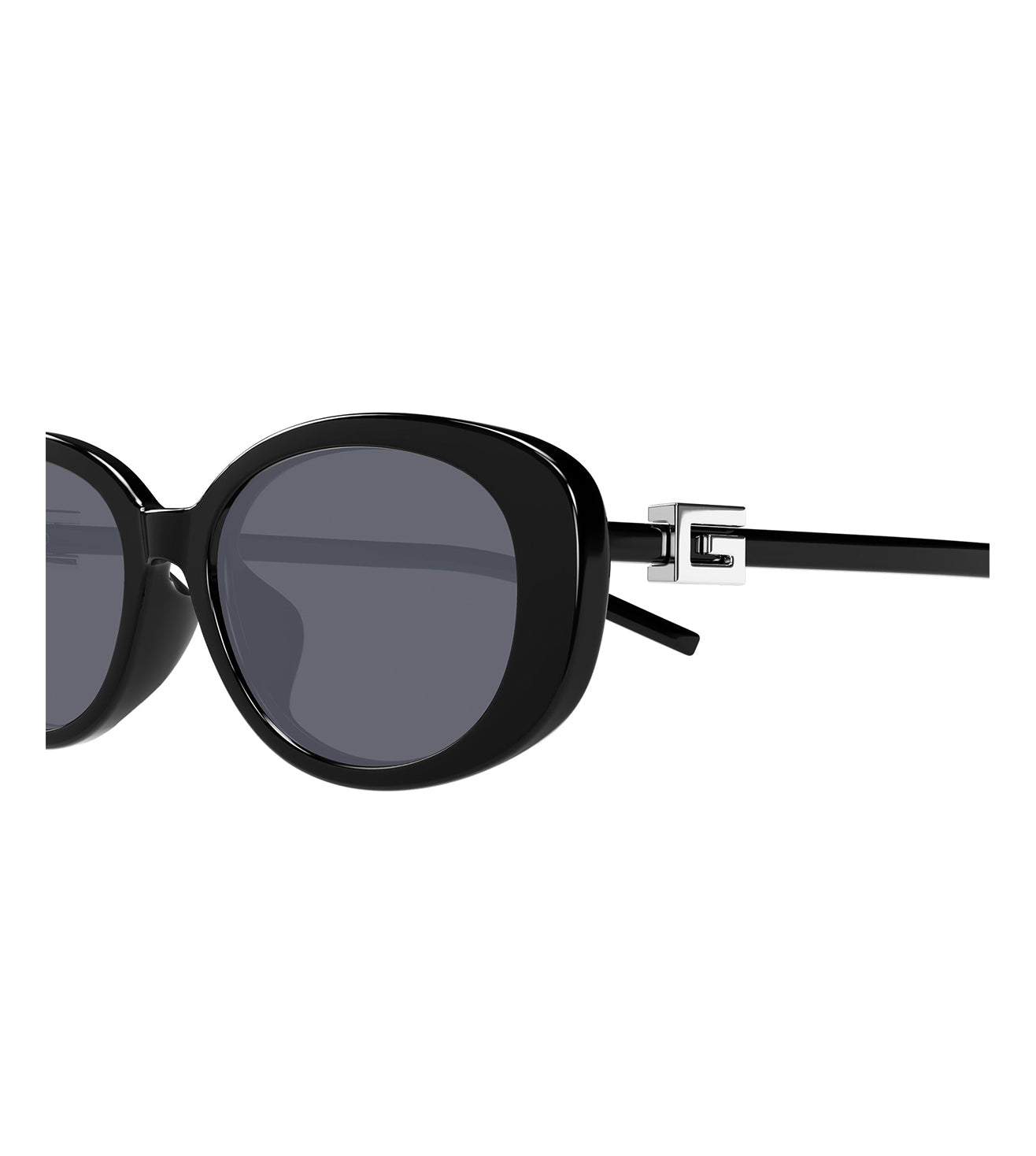 Gucci Women's Grey Oval Sunglasses