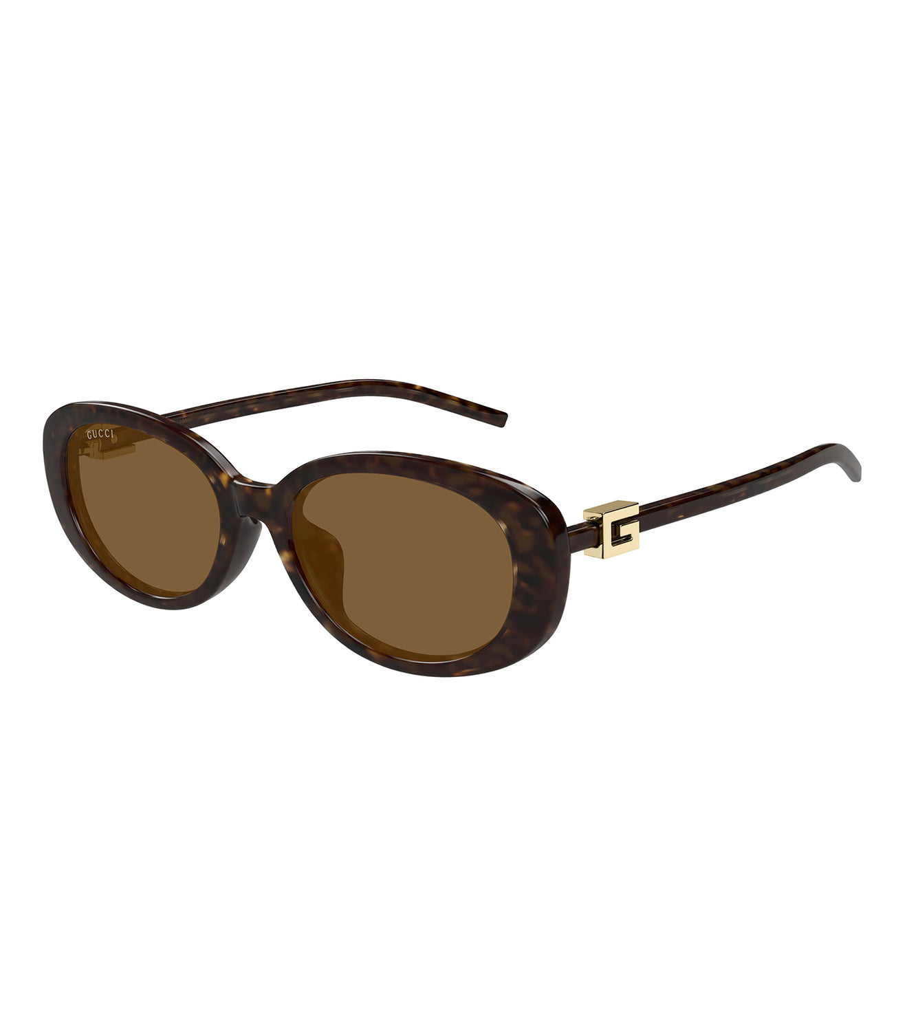 Gucci Women's Brown Oval Sunglasses