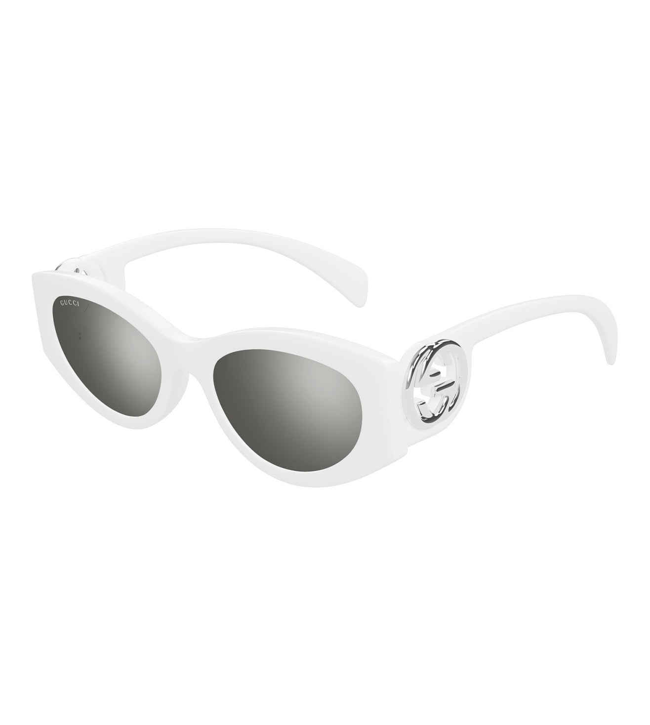 Gucci Women's Grey Cat-Eye Sunglasses