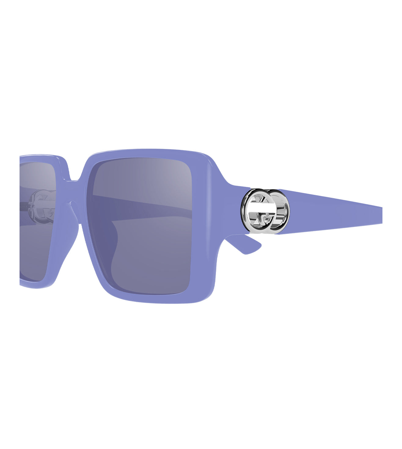 Gucci Women's Violet Square Sunglasses
