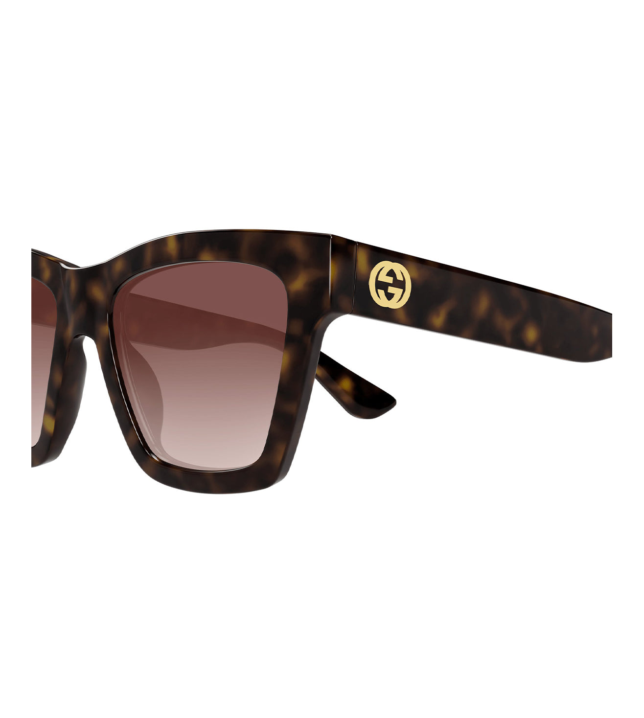 Gucci Women's Gradient Brown Cat-Eye Sunglasses