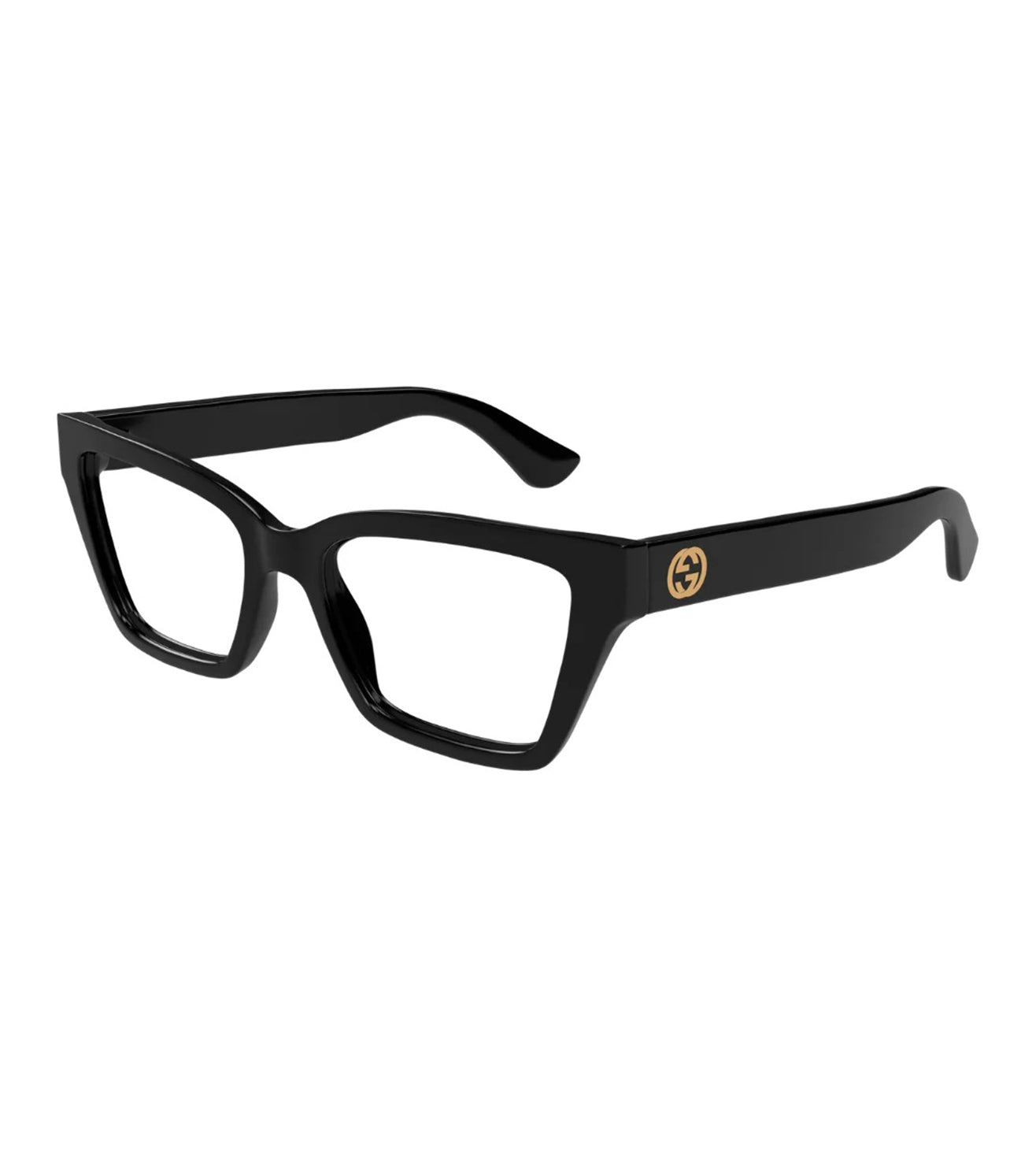 Gucci Women's Black Cat-Eye Optical Frame