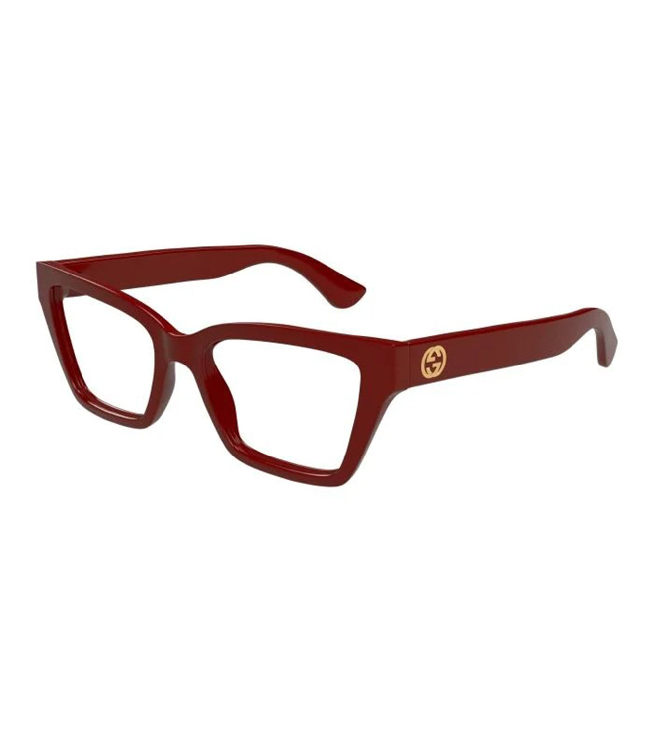 Gucci Women's Red Cat-Eye Optical Frame