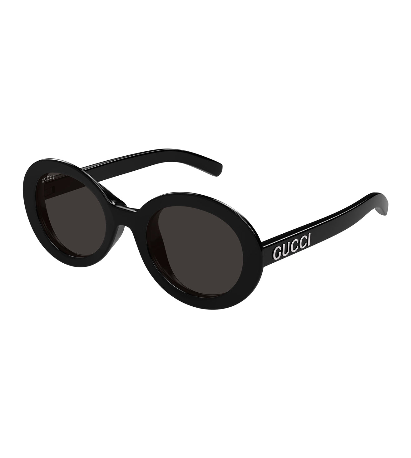 Gucci Women's Grey Oval Sunglasses