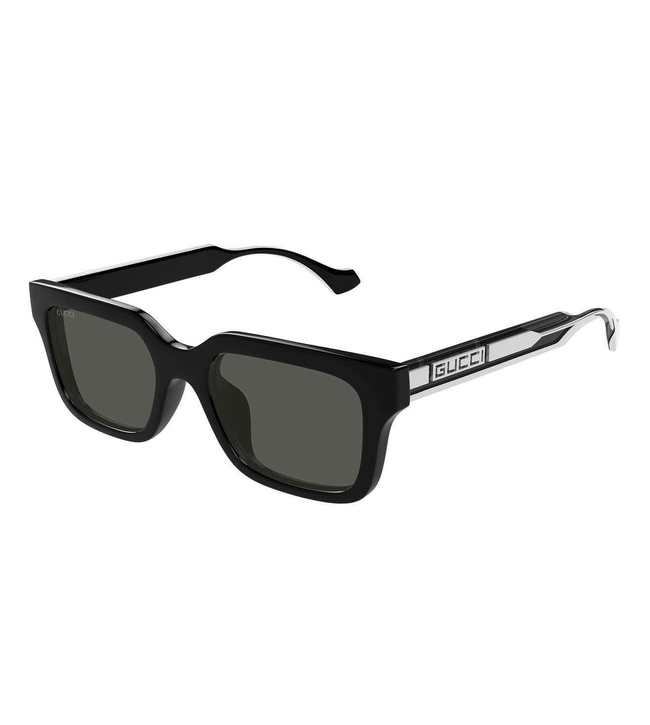 Gucci Unisex Grey Square Sunglasses