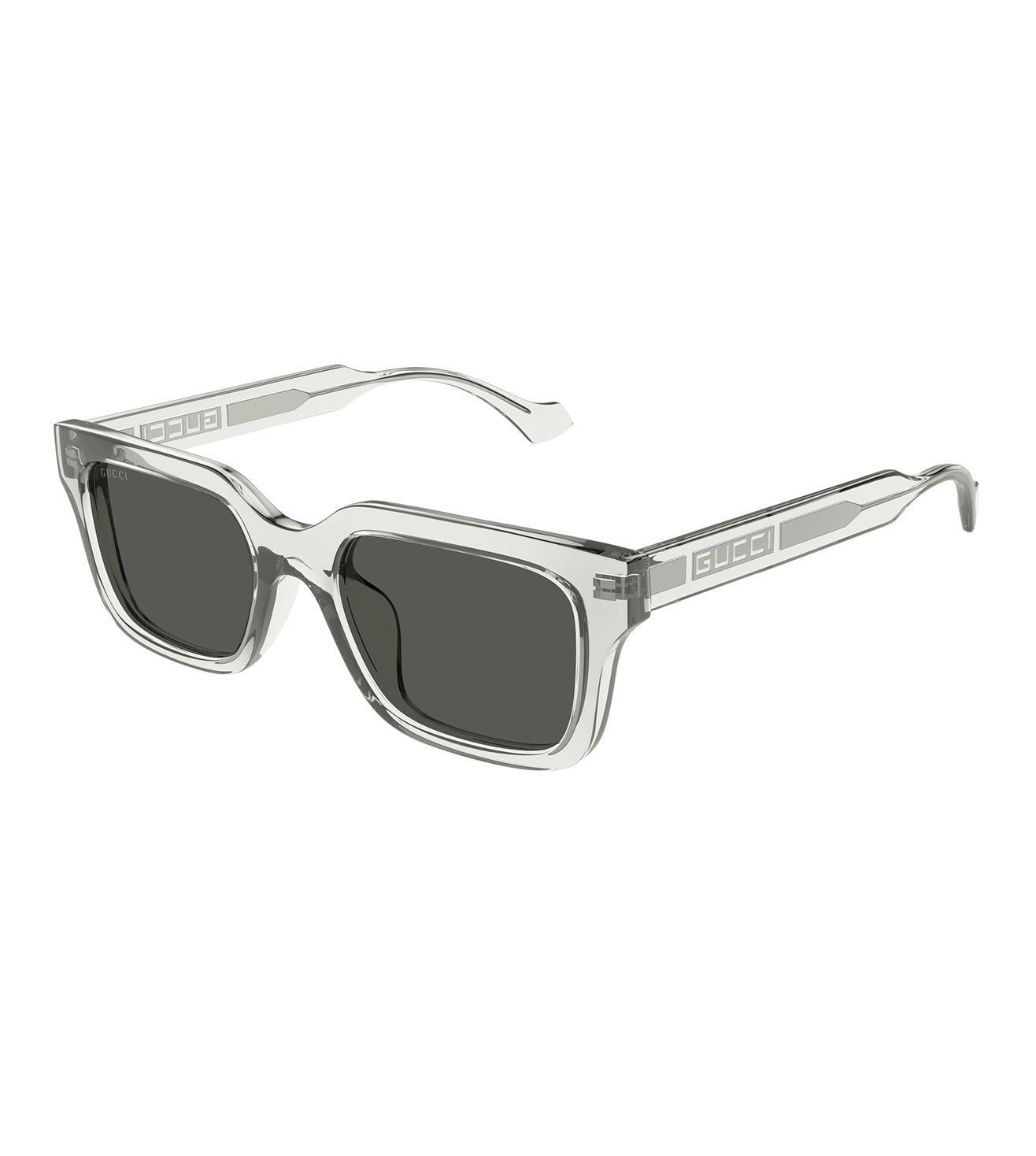 Gucci Unisex Grey Square Sunglasses