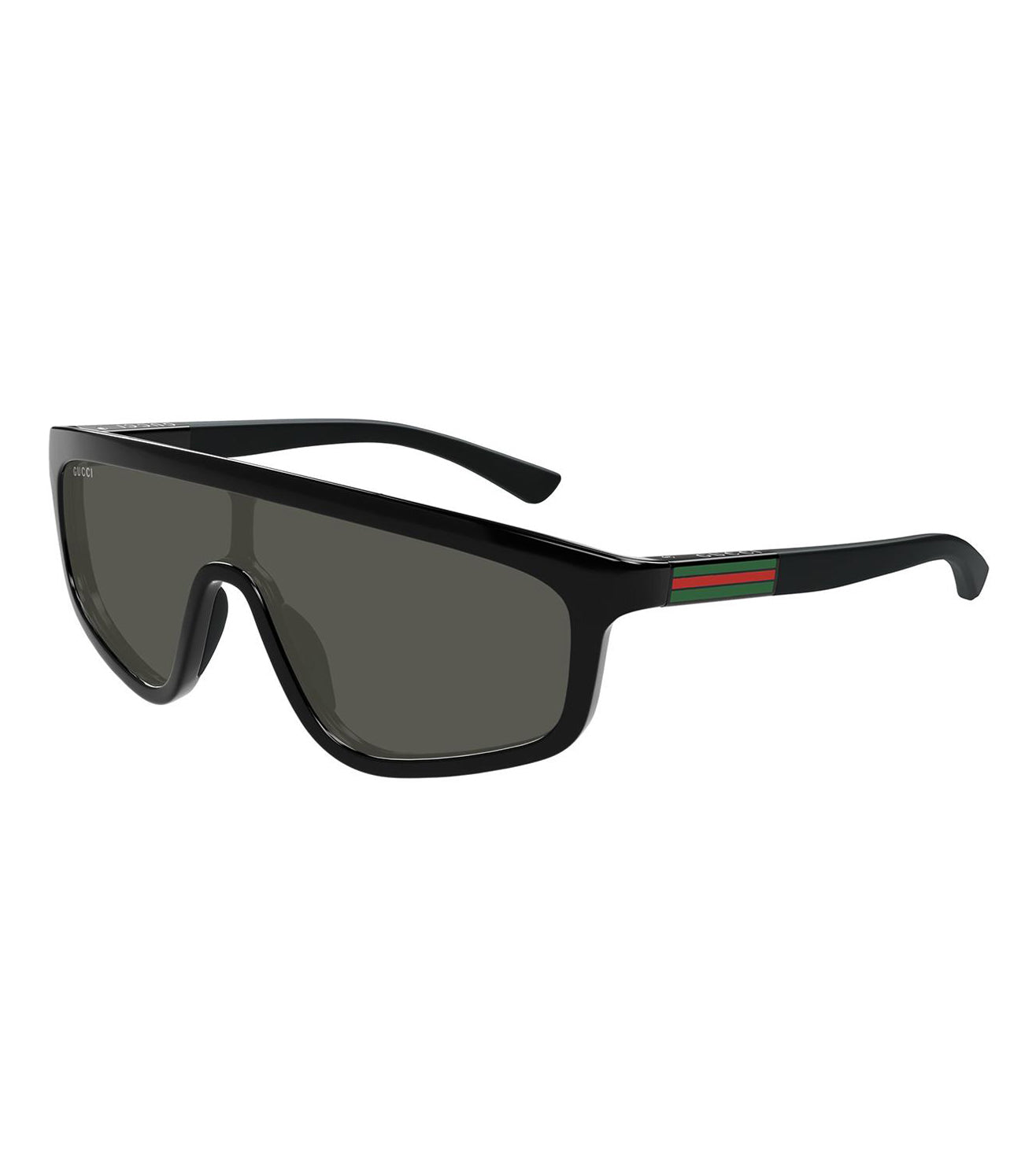 Gucci Unisex Grey Shield Sunglasses