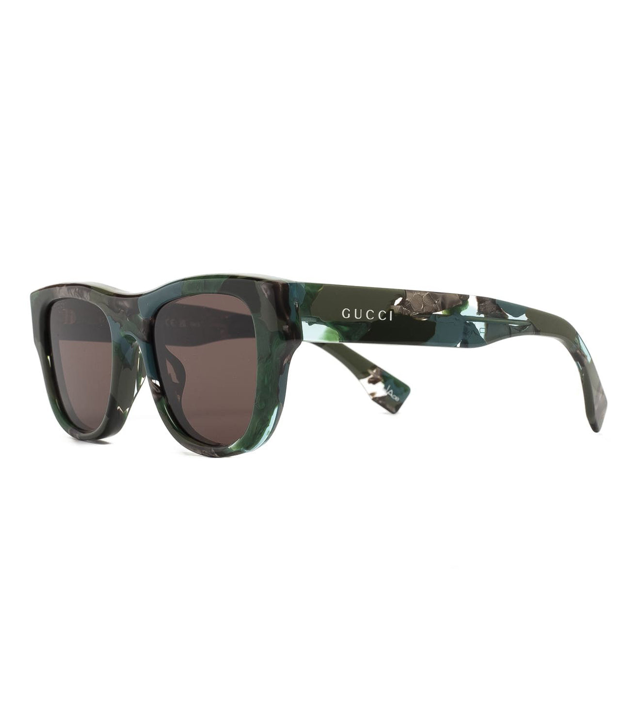 Gucci Unisex Brown Square Sunglasses