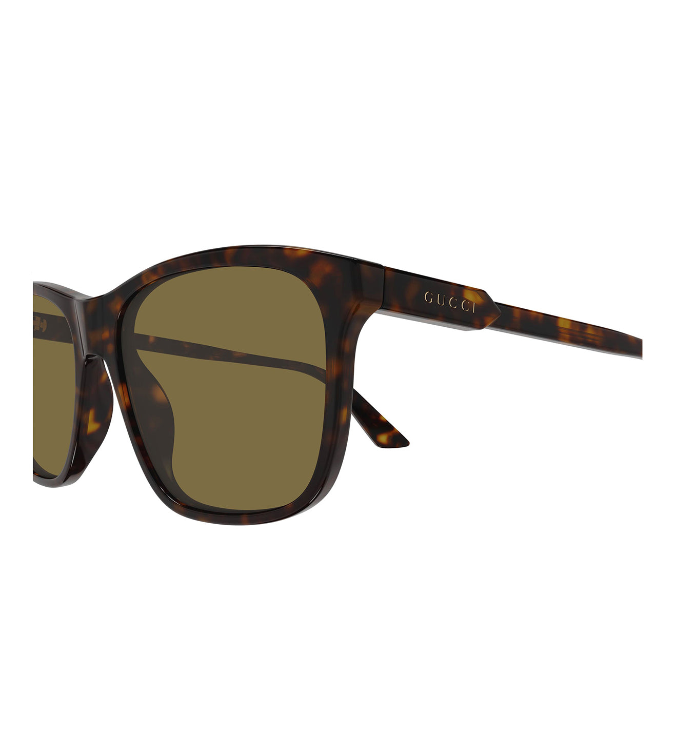 Gucci Men's Brown Square Sunglasses
