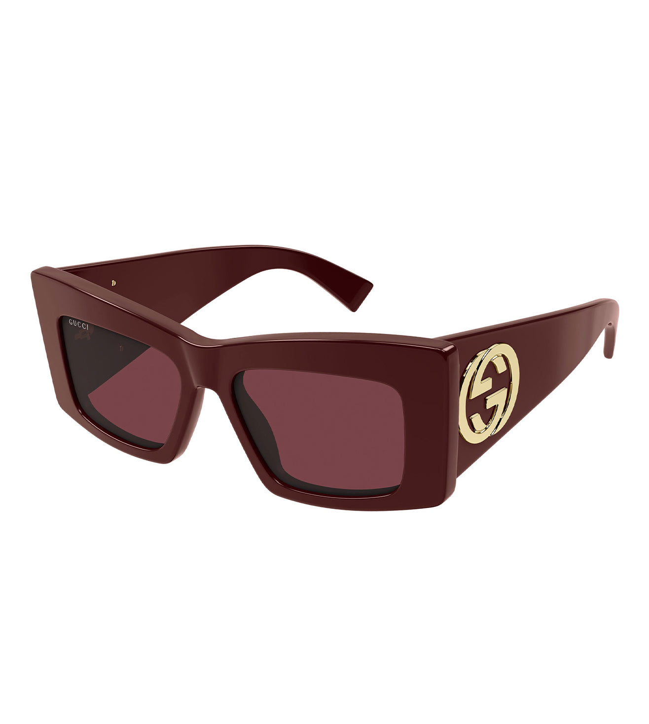Gucci Women's Burgundy Cat-Eye Sunglasses