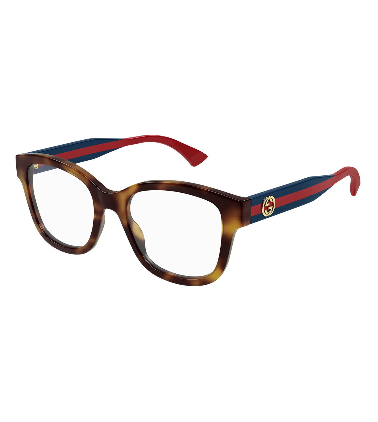Gucci Women's Havana Square Optical Frame