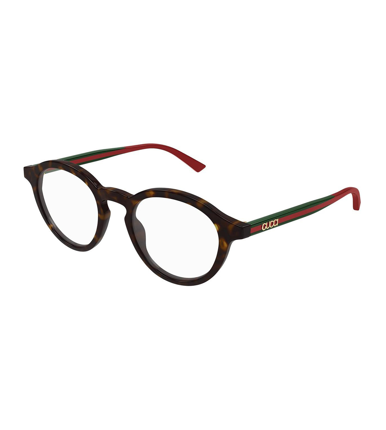 Gucci Men's Havana Round Optical Frame