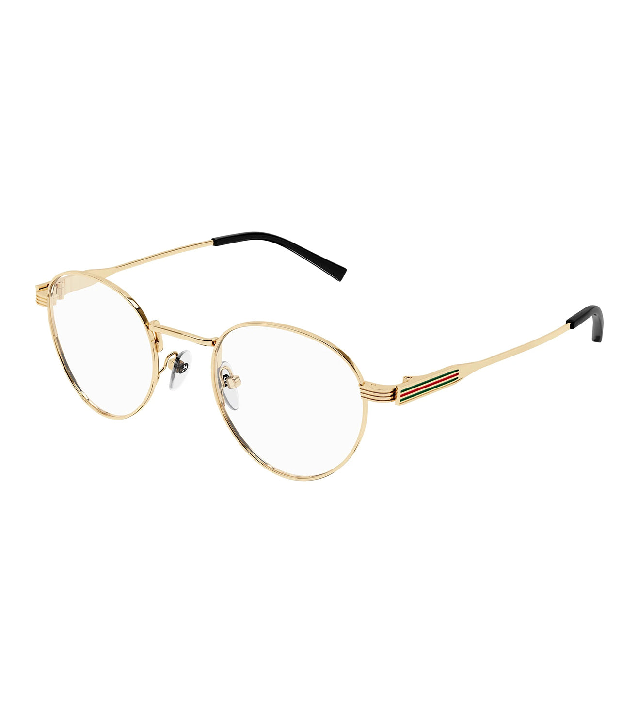 Gucci Men's Gold Round Optical Frame