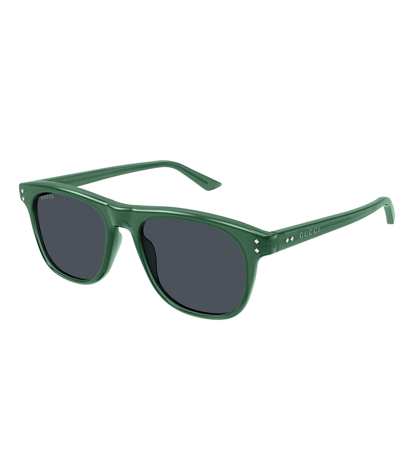 Gucci Men's Dark Blue Square Sunglasses