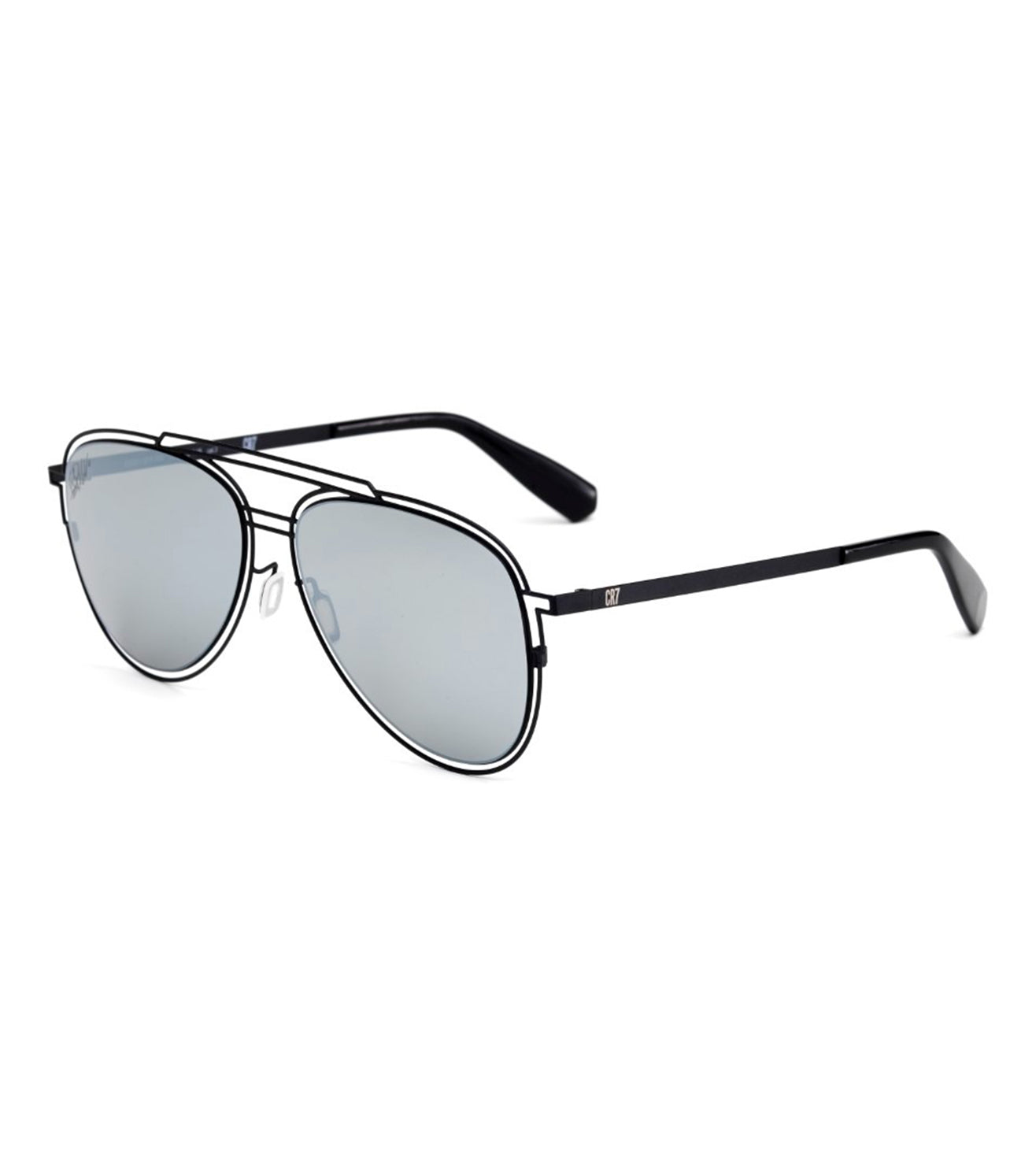 CR7 Men Grey Aviator Sunglass