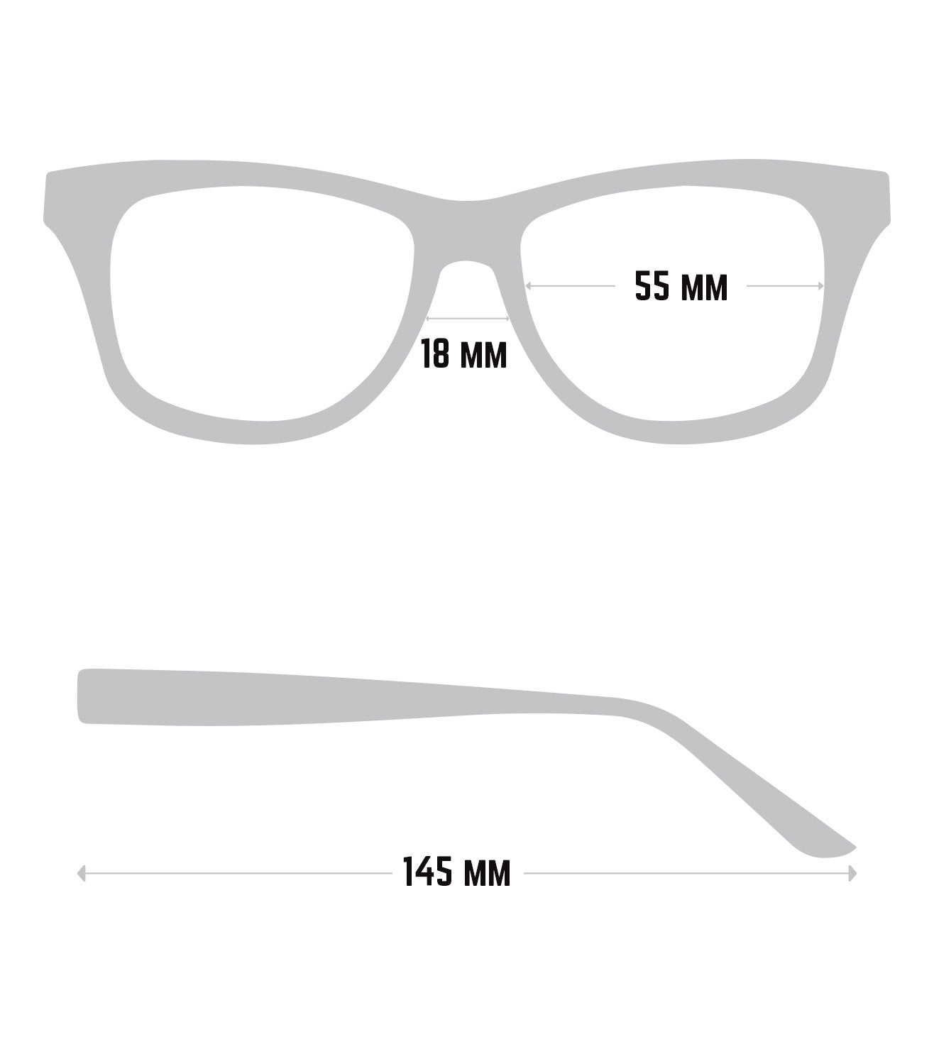 Gotti Unisex Slate Rectangular Optical Frame