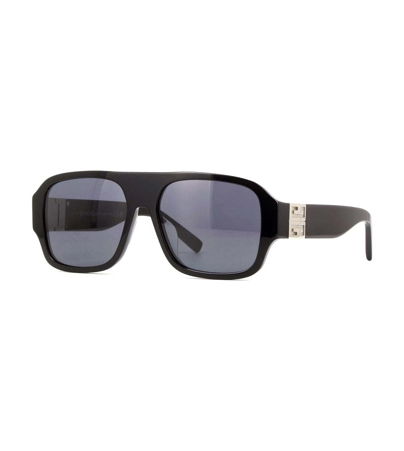 Givenchy Men's Dark Grey Aviator Sunglasses