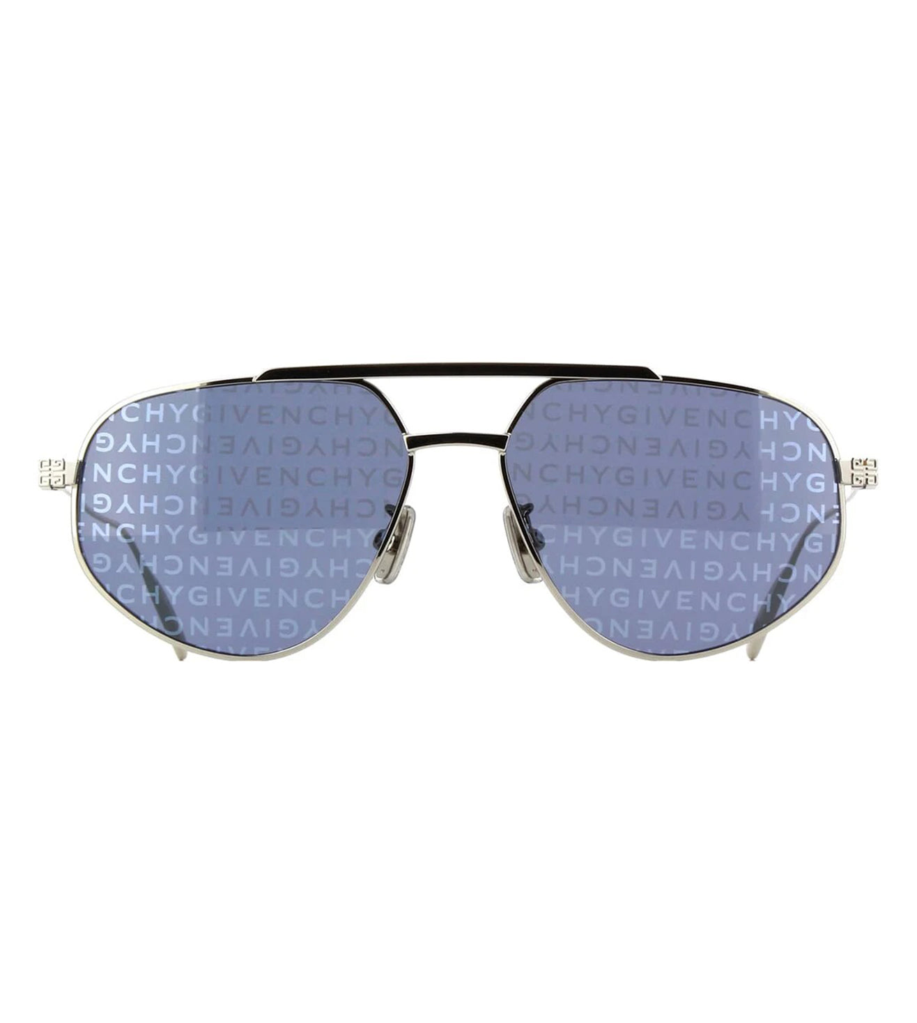 Givenchy Men s Grey with Light Silver Square Sunglasses