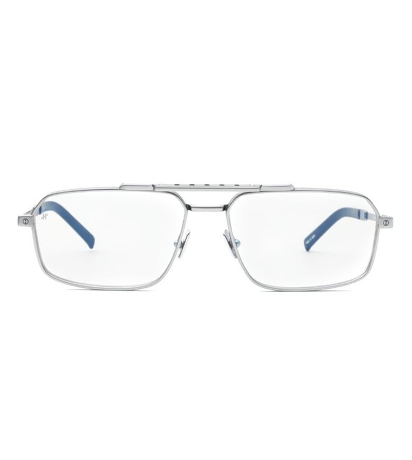 Hublot Men's Silver Rectangular Optical Frame