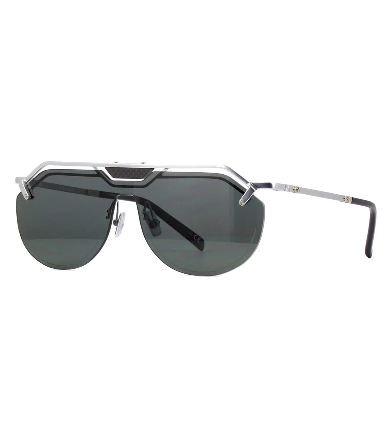 Hublot Unisex Grey-mirrored Shield Sunglasses