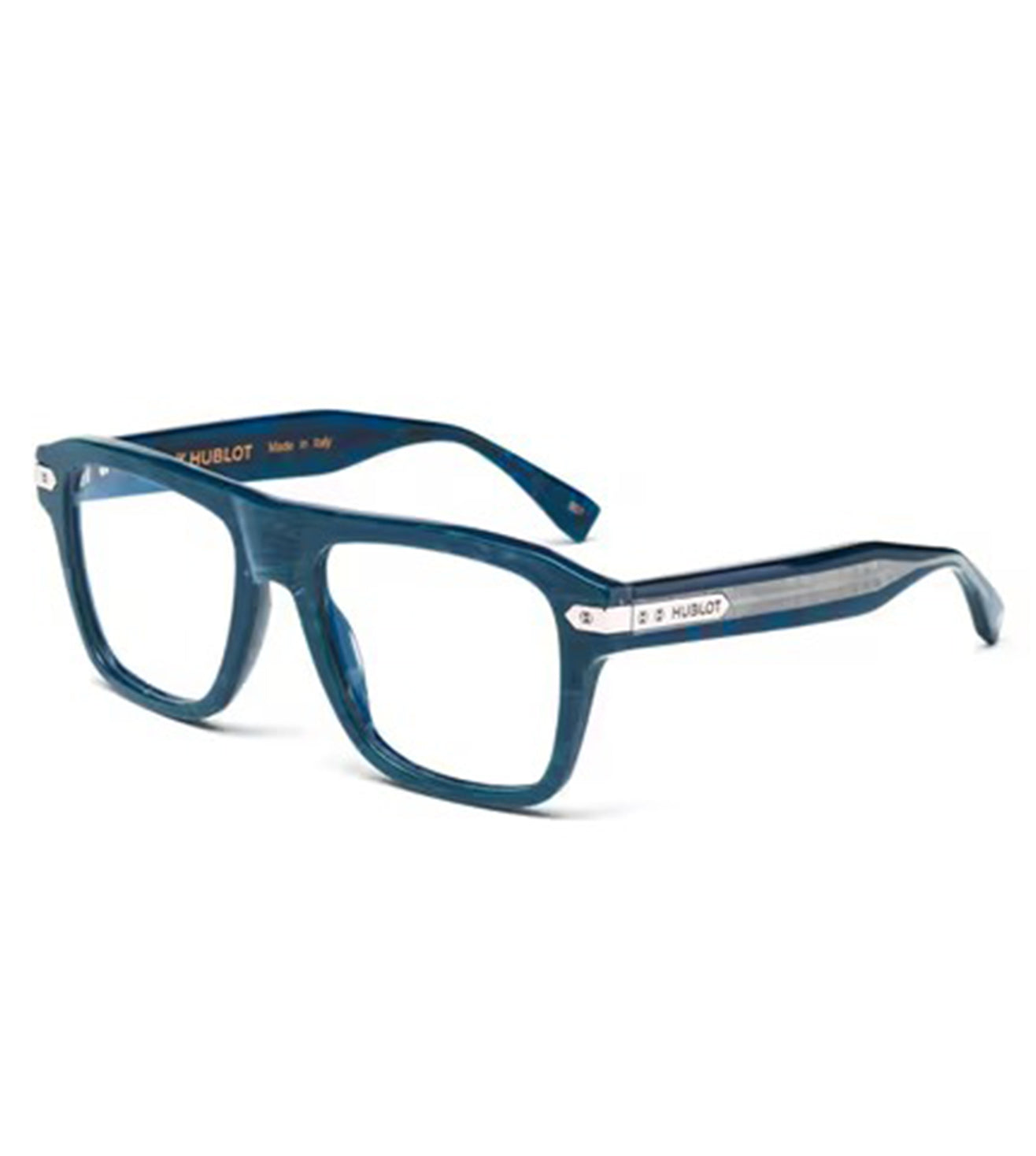 Hublot Men's Blue Square Optical Frame