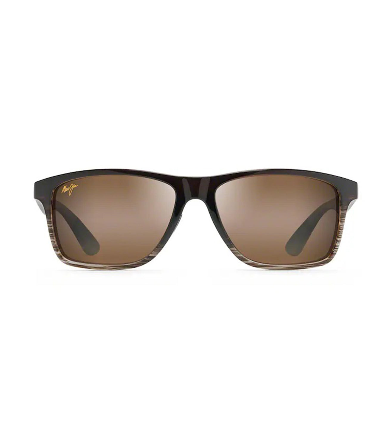 Maui Jim Unisex Bronze Rectangular Sunglasses