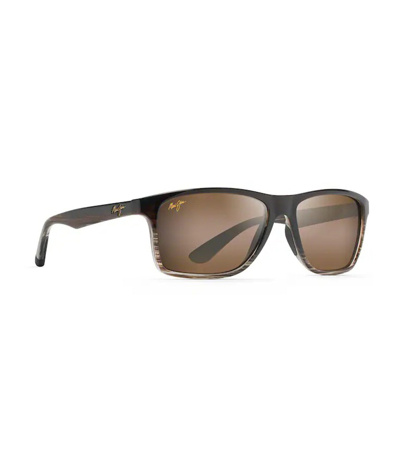 Maui Jim Unisex Bronze Rectangular Sunglasses