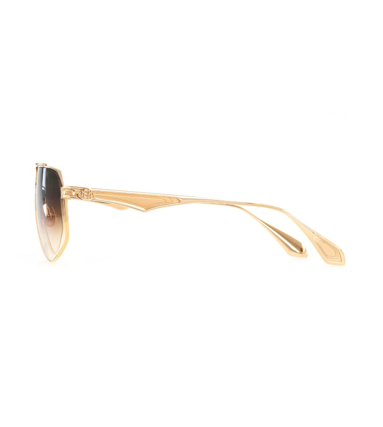 Maybach The Chief - I Men's Bronze Aviator Sunglasses