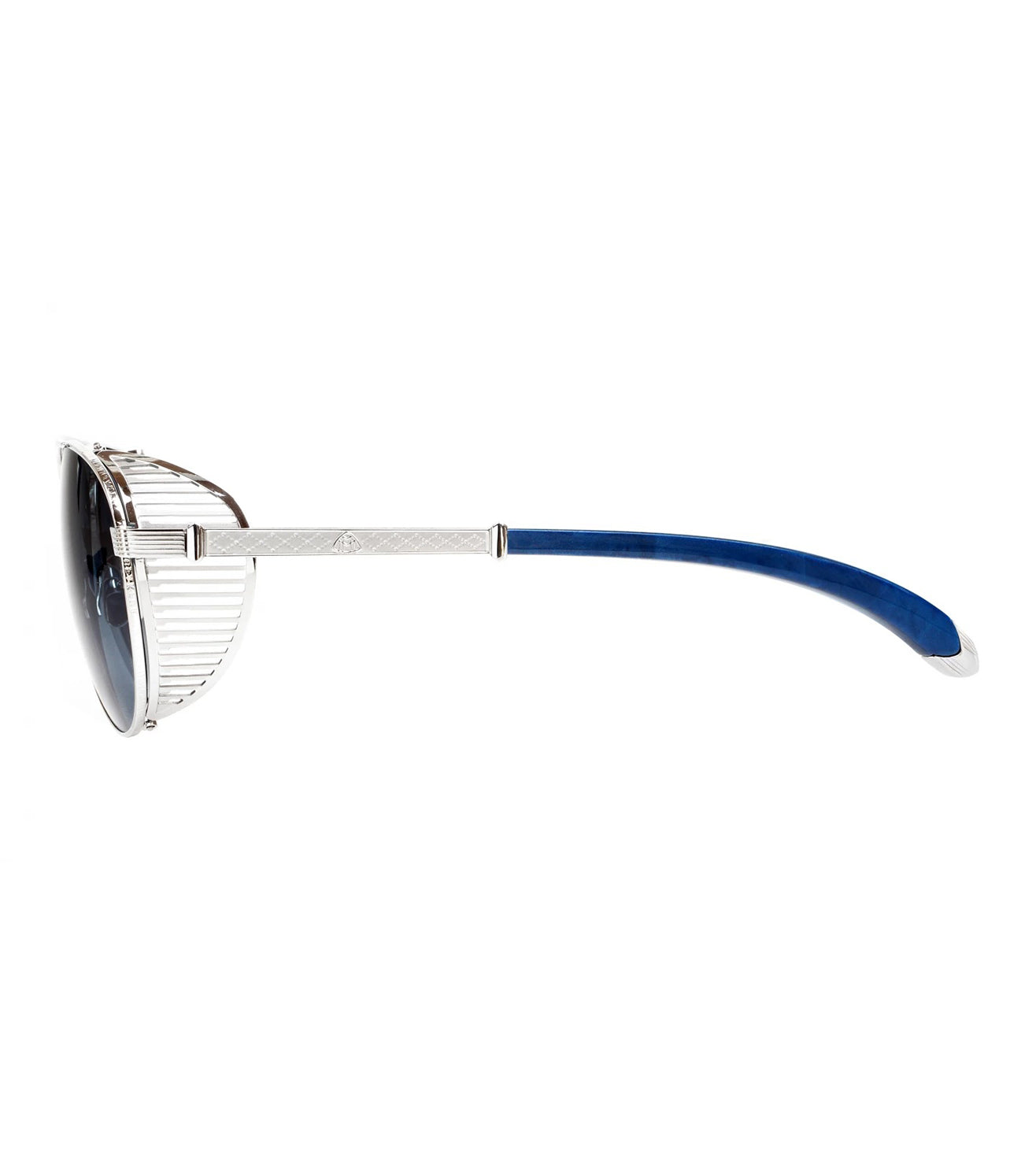 Maybach The Vision - I Men's Blue Aviator Sunglasses