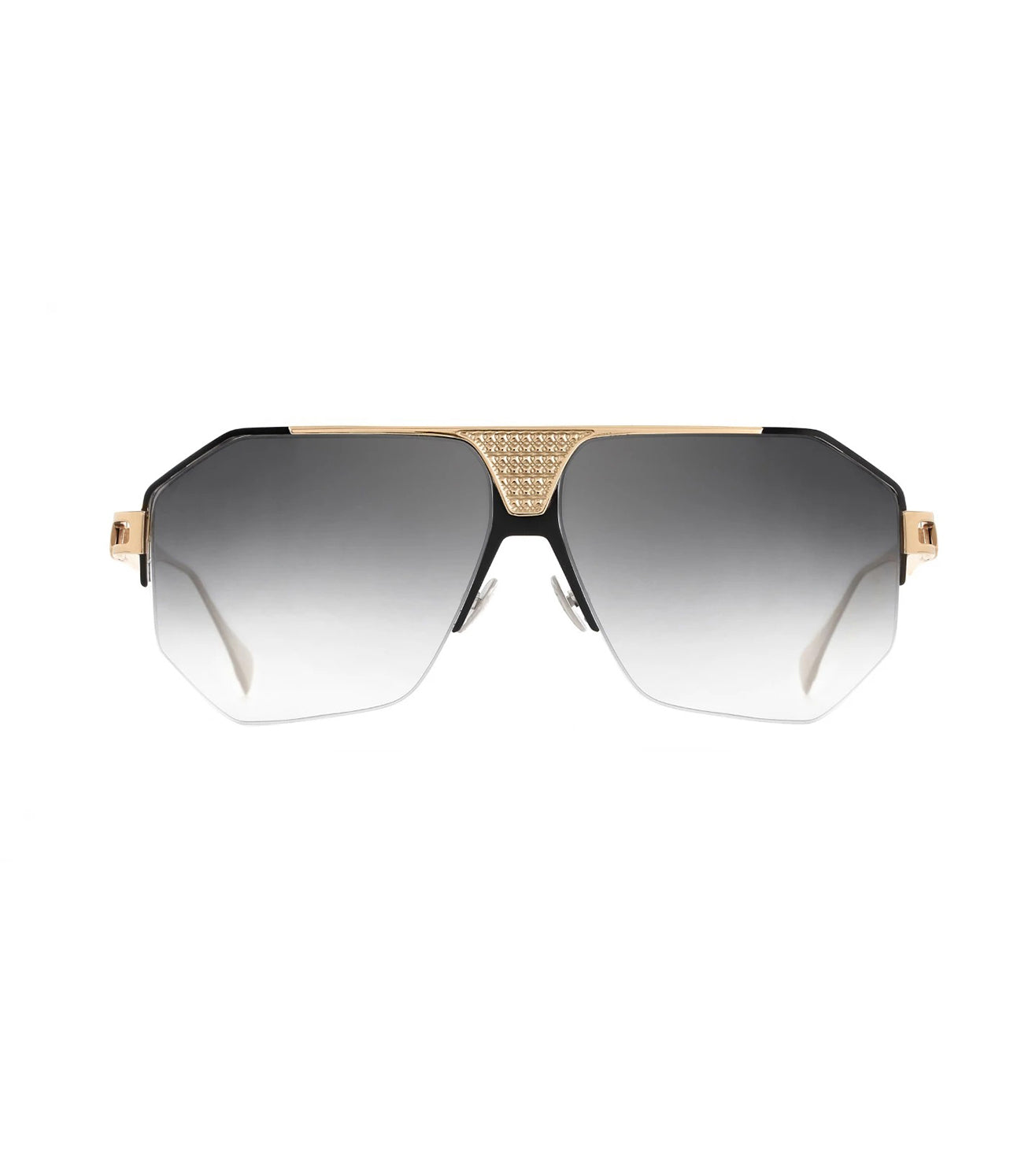 Maybach Unisex Grey Aviator Sunglasses