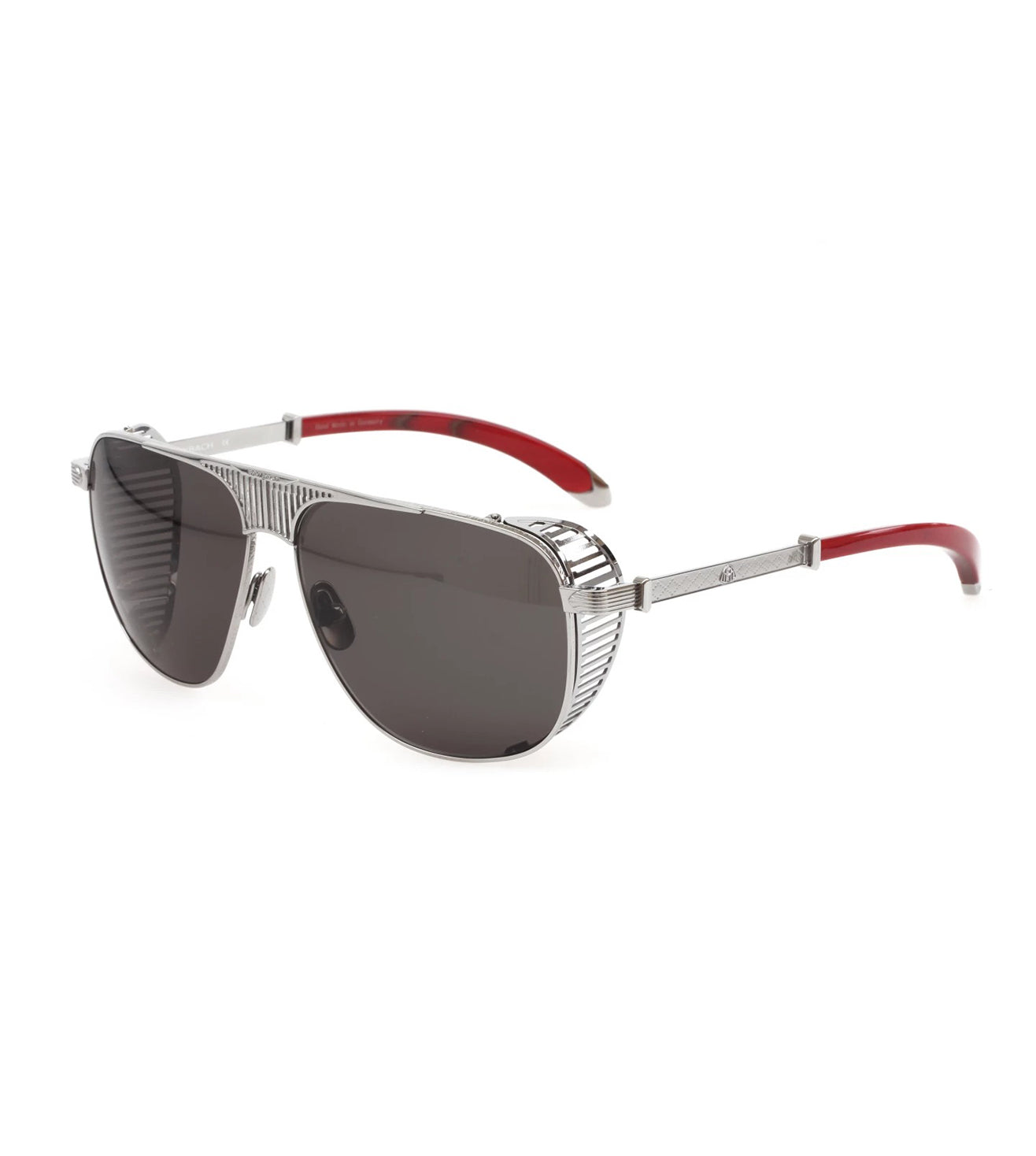 Maybach The Vision - II Unisex Dark Grey Aviator Sunglasses