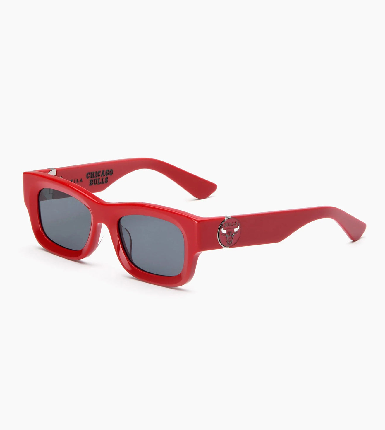 Akila Unisex Red Rectangular Sunglasses