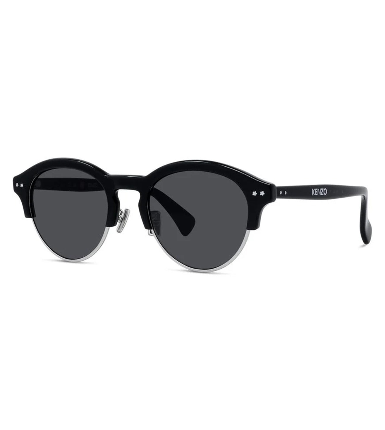 Kenzo Unisex Grey Round Sunglasses