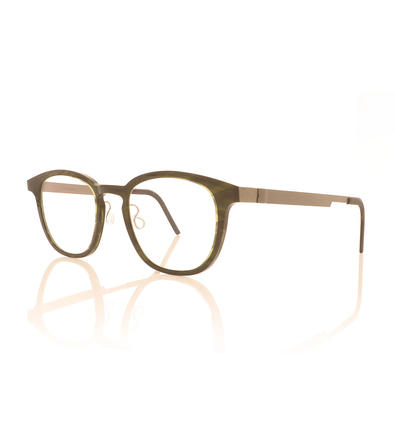 Lindberg Men's Green Square Optical Frame