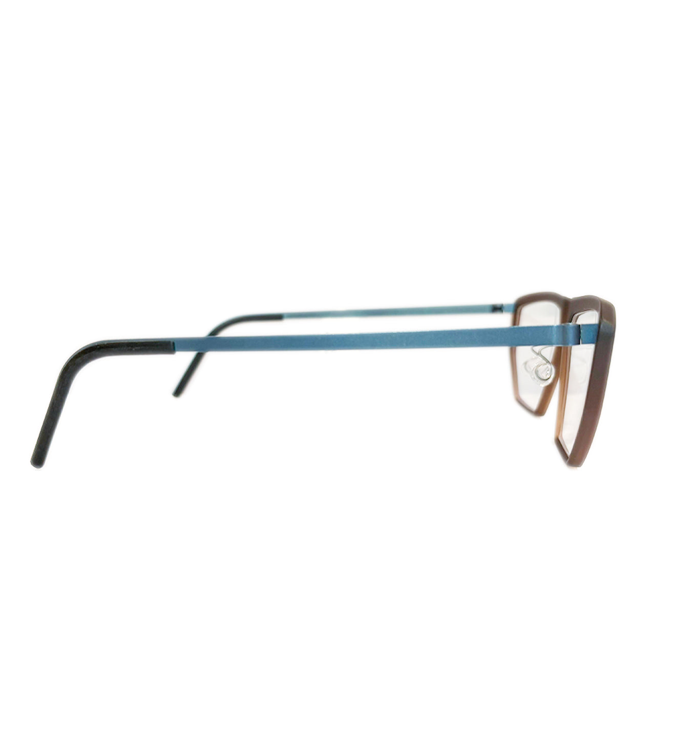 Lindberg Men's Brown Rectangular Optical Frame