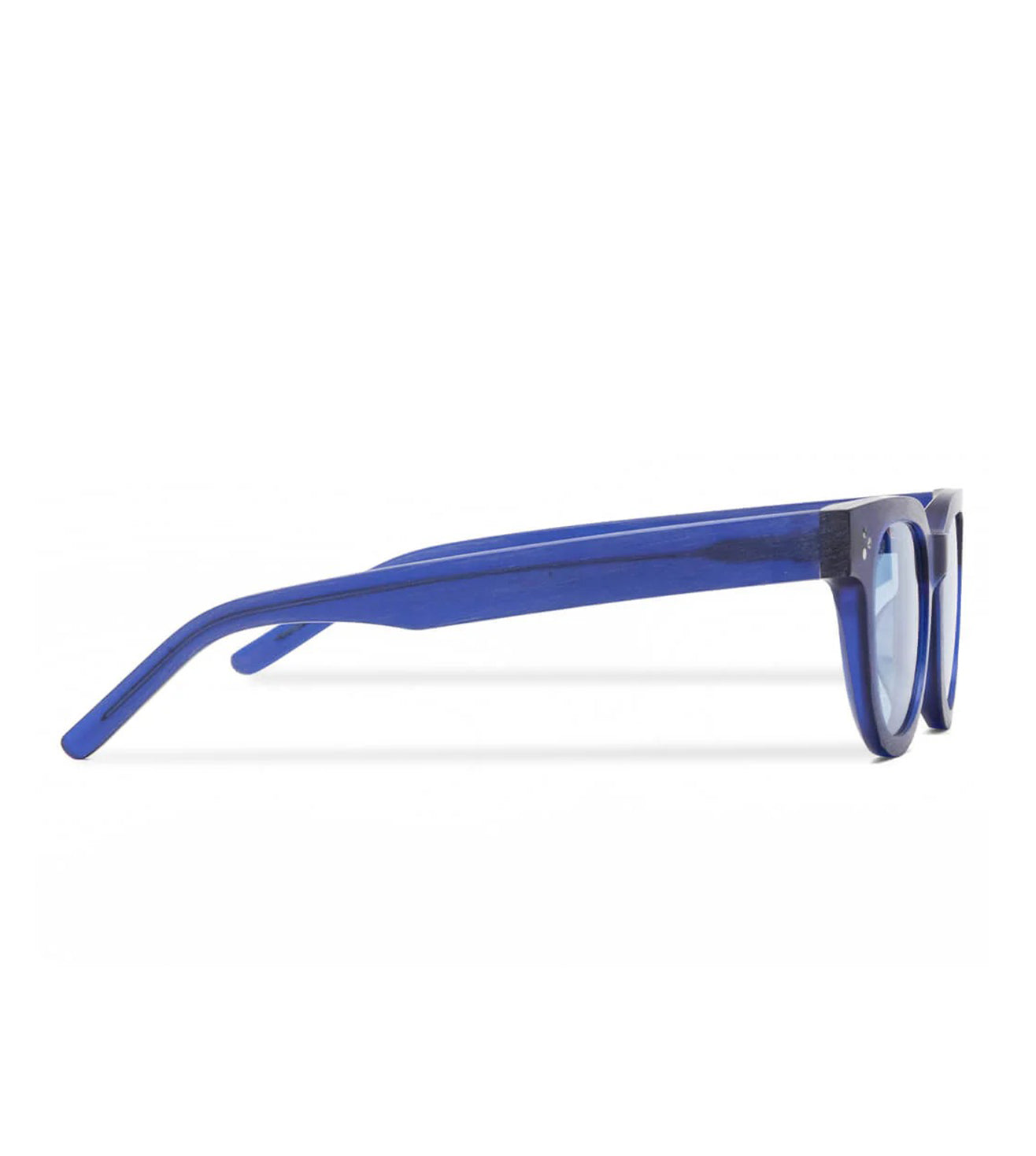 Akila Unisex Blue Oval Sunglasses